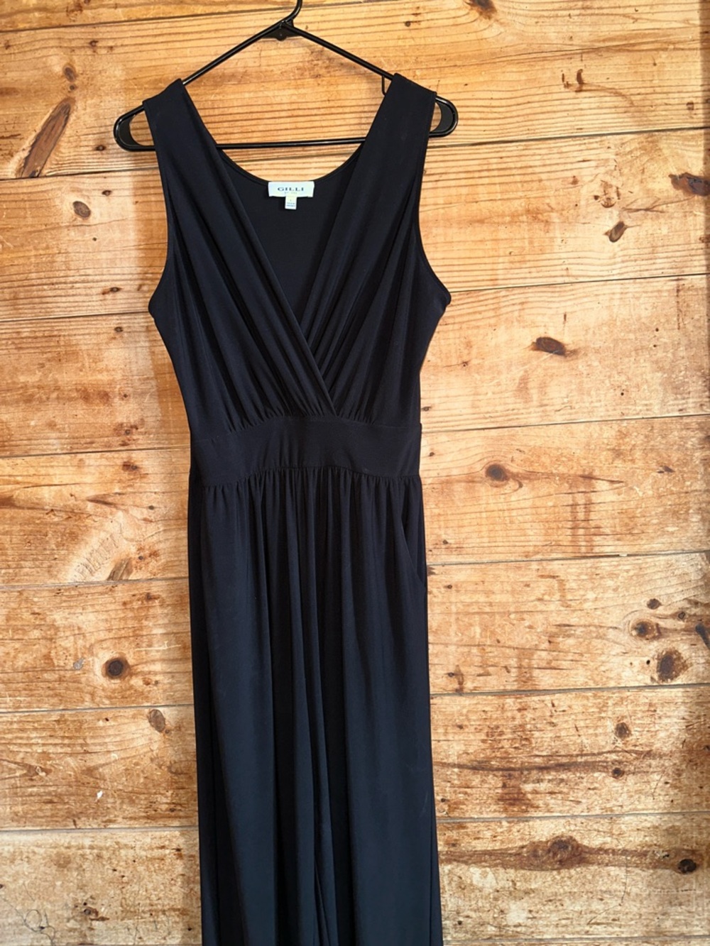 Gilli Black Sleeveless Jumpsuit